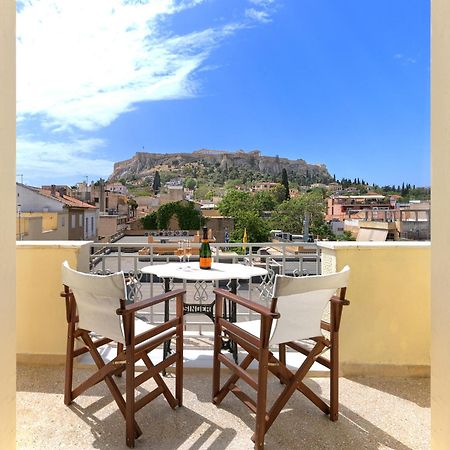 Ferienwohnung Prestige Penthouse - Breathtaking Parthenon Views In Plaka Athen Exterior foto
