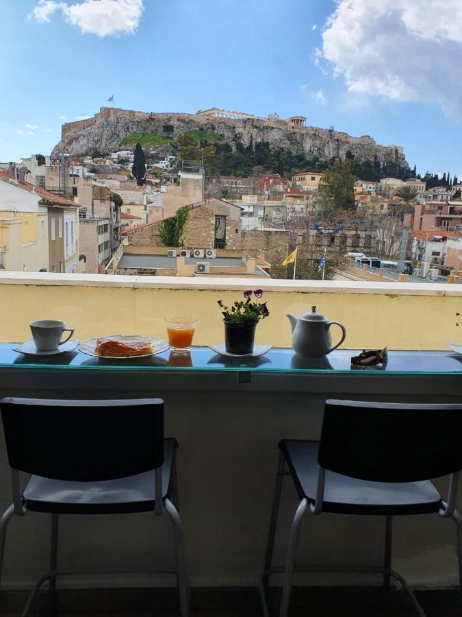 Ferienwohnung Prestige Penthouse - Breathtaking Parthenon Views In Plaka Athen Exterior foto