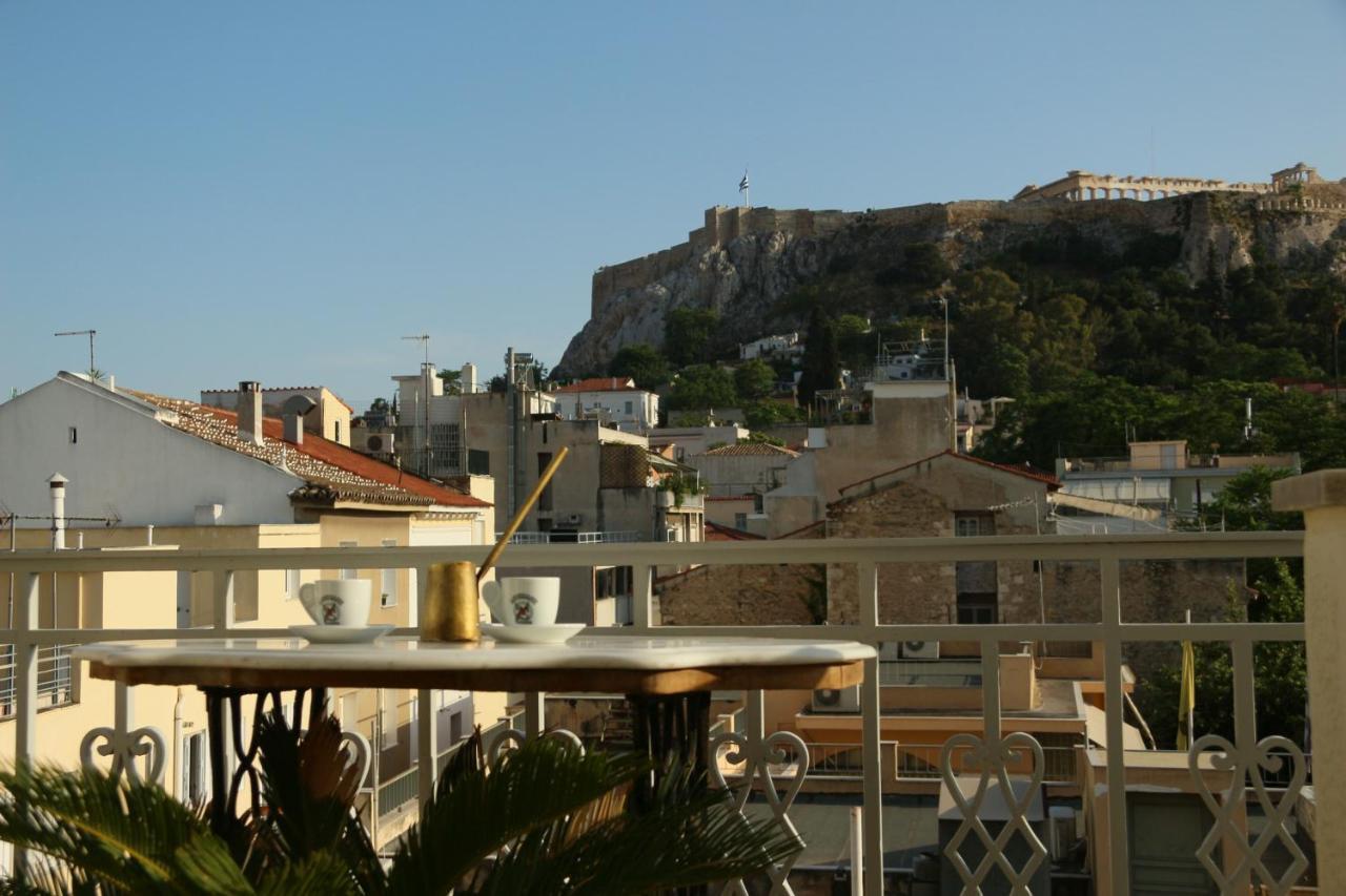 Ferienwohnung Prestige Penthouse - Breathtaking Parthenon Views In Plaka Athen Exterior foto
