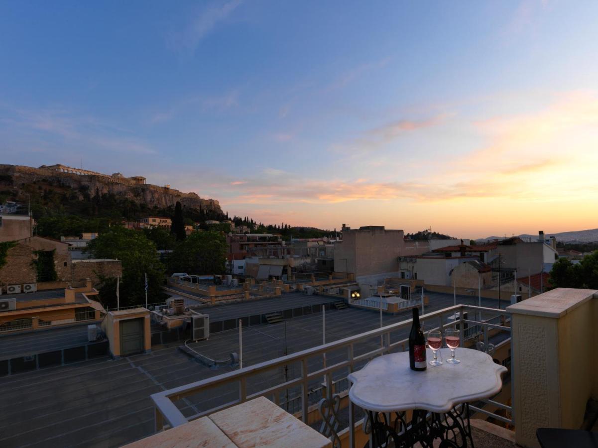 Ferienwohnung Prestige Penthouse - Breathtaking Parthenon Views In Plaka Athen Exterior foto