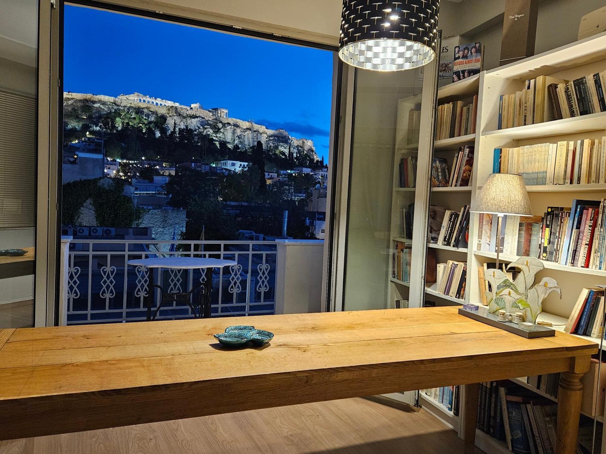 Ferienwohnung Prestige Penthouse - Breathtaking Parthenon Views In Plaka Athen Exterior foto