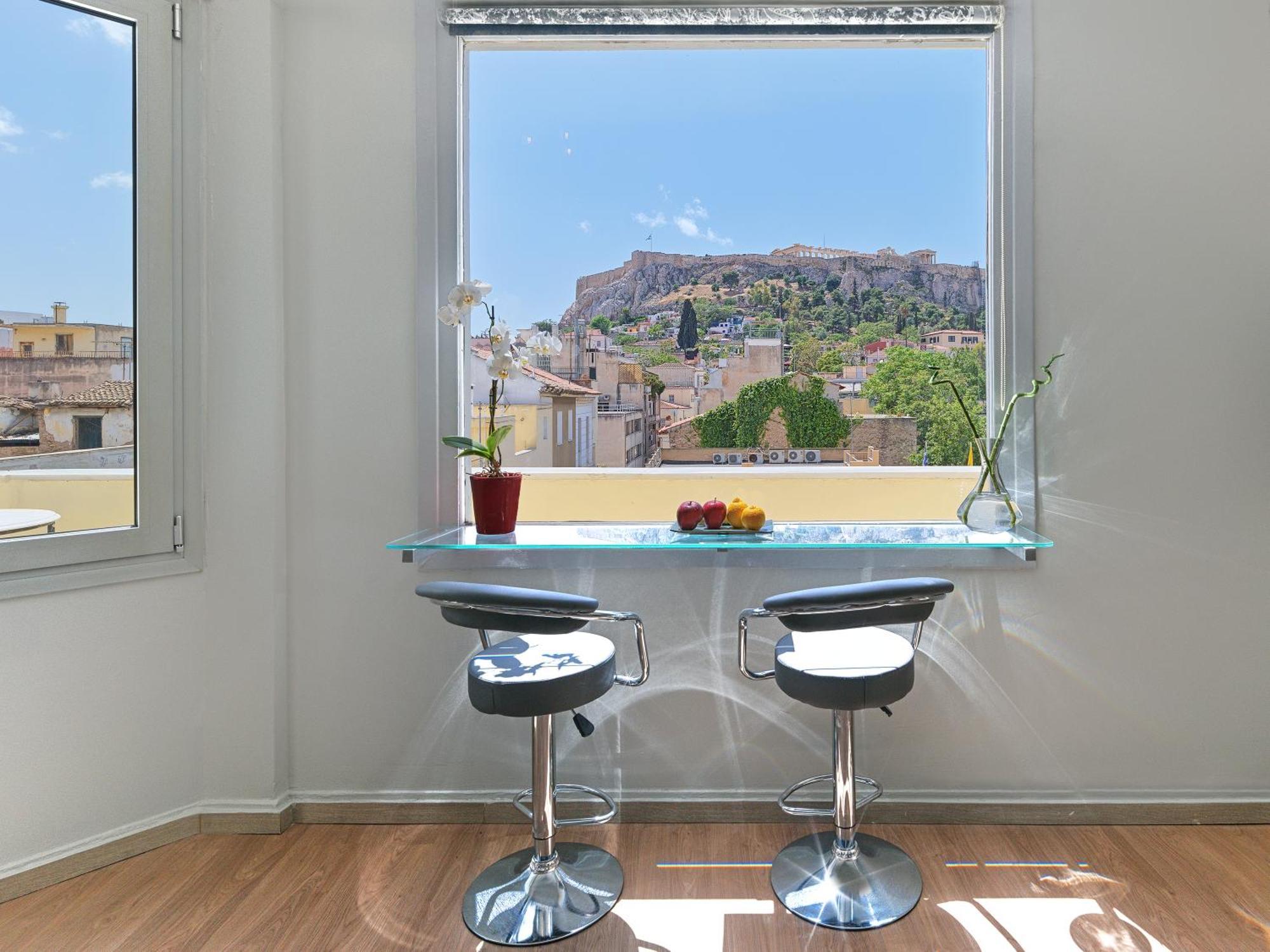 Ferienwohnung Prestige Penthouse - Breathtaking Parthenon Views In Plaka Athen Exterior foto