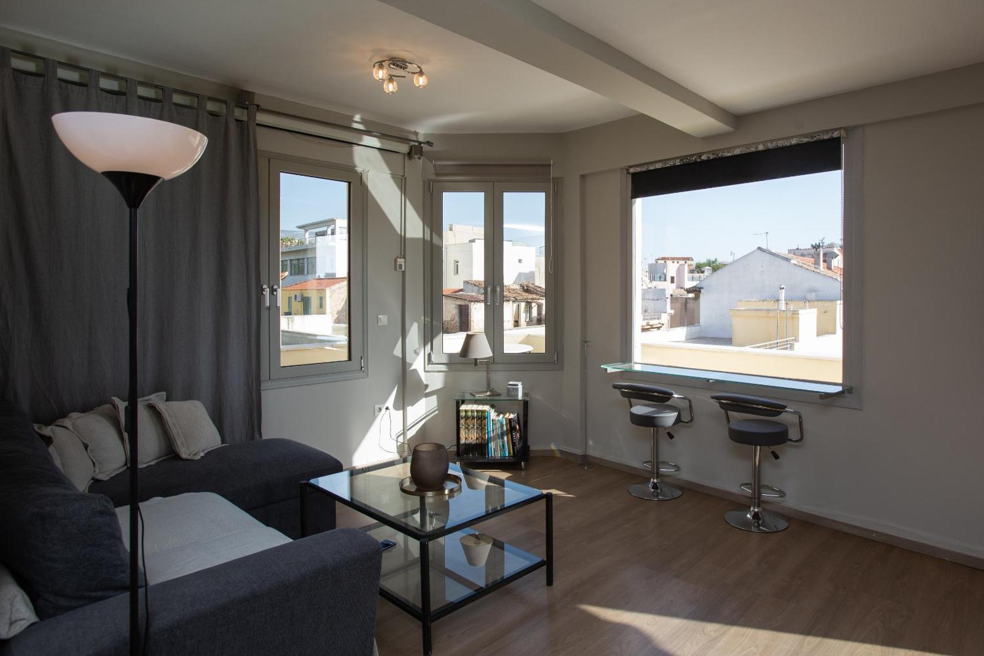 Ferienwohnung Prestige Penthouse - Breathtaking Parthenon Views In Plaka Athen Exterior foto